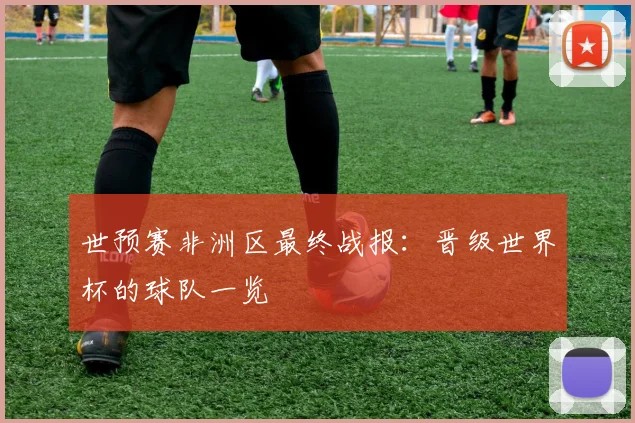 世预赛非洲区最终战报:晋级世界杯的球队一览