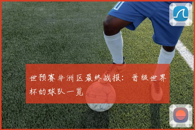 世预赛非洲区最终战报：晋级世界杯的球队一览